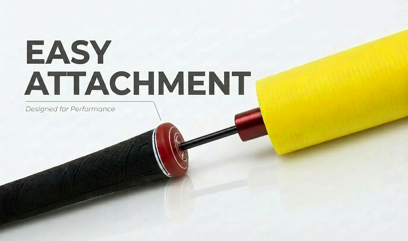 Nu Swing Golf Swing Stick, the best compact training aid for perfecting your swing plane, takeaway, and wrist setting.