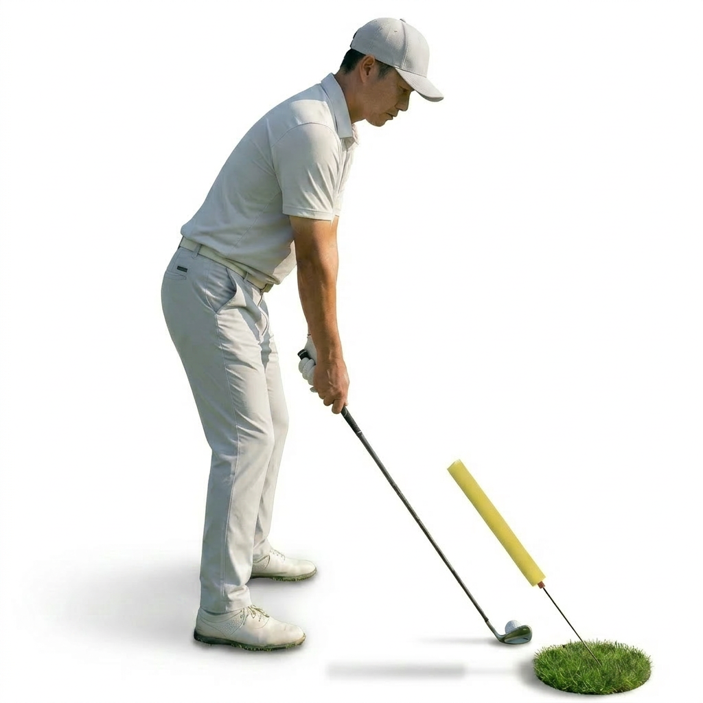 Nu Swing Golf Swing Stick, the best compact training aid for perfecting your swing plane, takeaway, and wrist setting.
